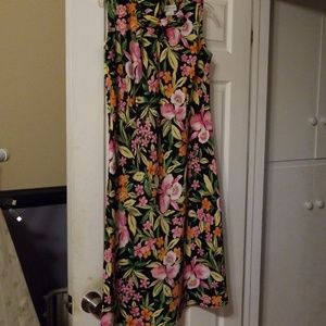 Tropical print dress size 16